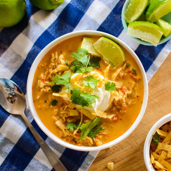 Slow Cooker White Chicken Chili