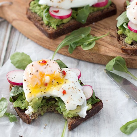 Avocado Toast with Poached Egg