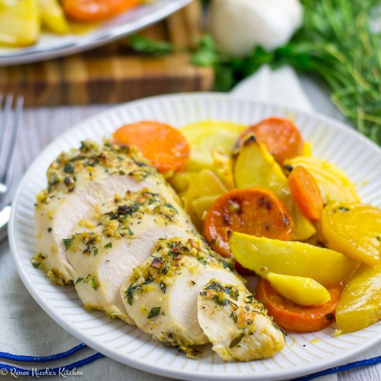 One Pan Garlic Herb Chicken