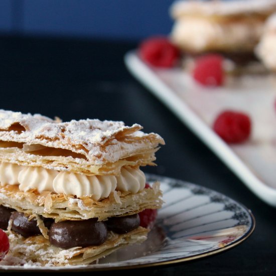 Chocolate & Cream Mille Feuille