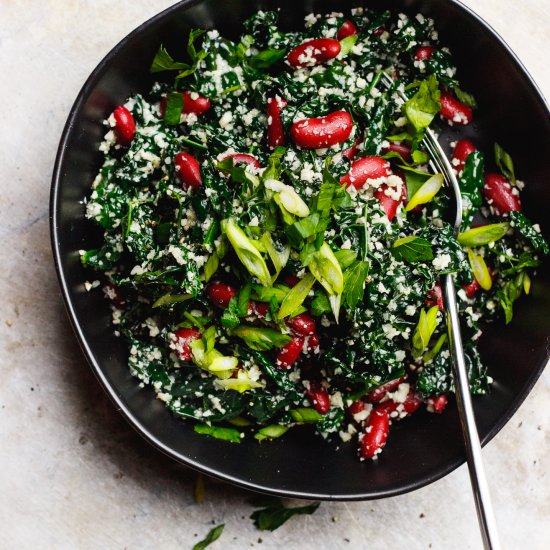 Garlicky Kale Bowls