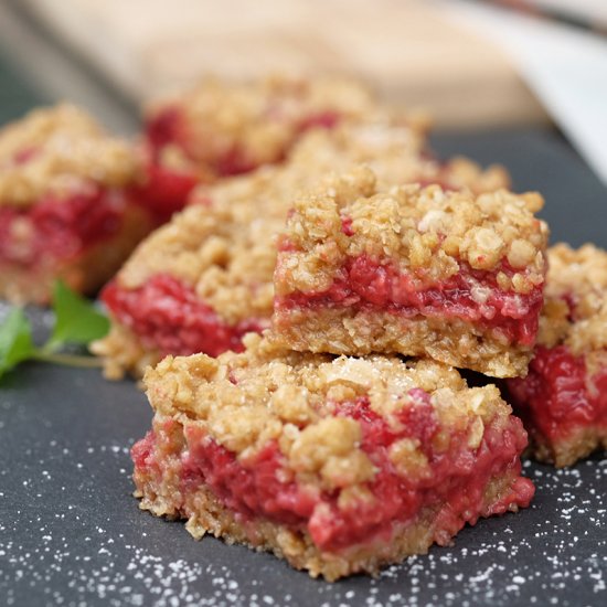 Raspberry Oatmeal Squares