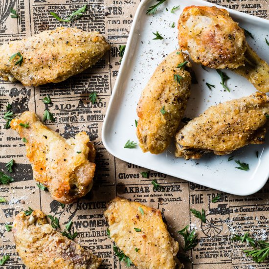 Salt and Pepper Chicken Wings