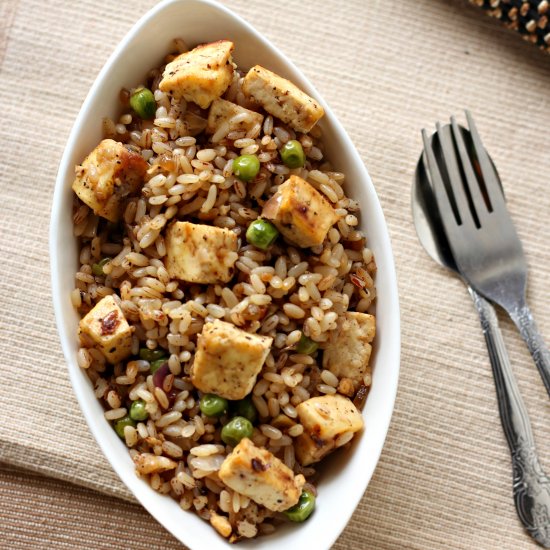 Paneer fried rice