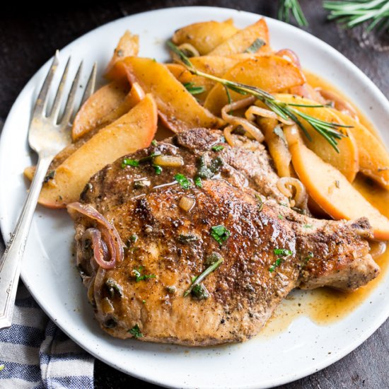 Pork Chops with Apples