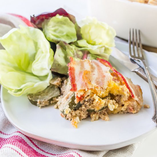 Bacon Cheeseburger Casserole