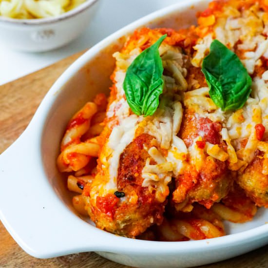 Grandma’s Tempeh Parmesan