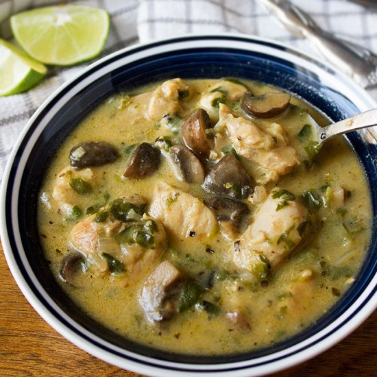 Creamy Chicken Mushroom Soup