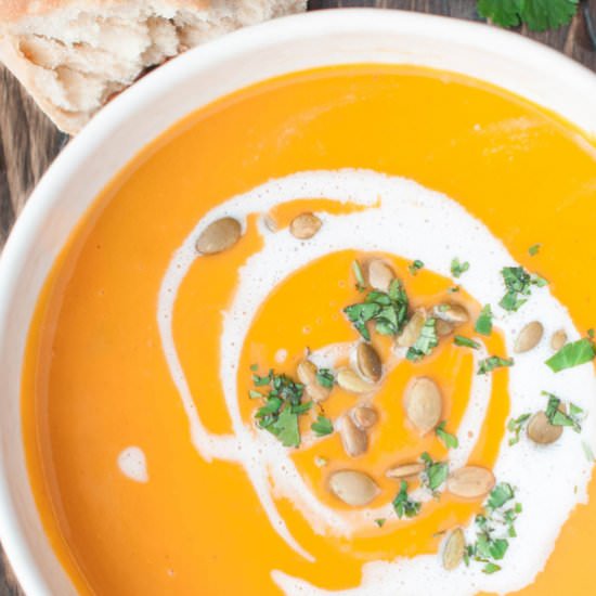 Curry Sweet Potato & Squash Bisque