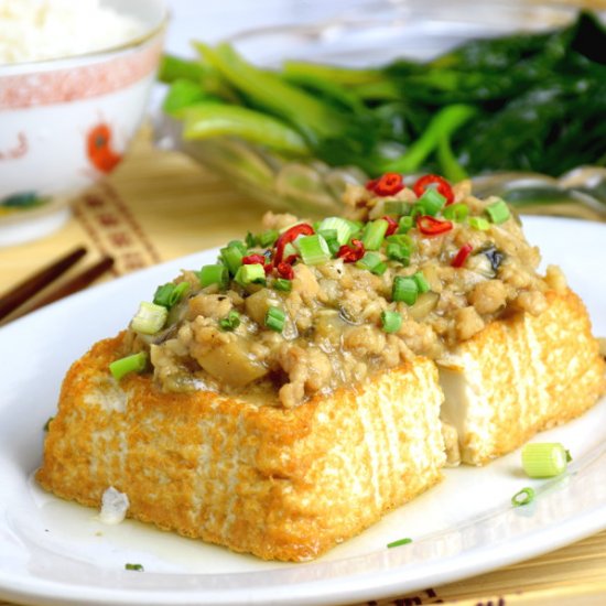 Tofu with minced pork