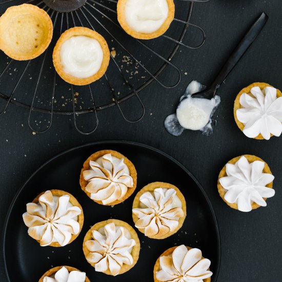 Bite-size lemon meringue pies