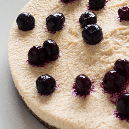 Lemon and Blueberry Cheesecake