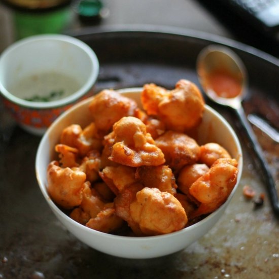 VEGAN BUFFALO CAULIFLOWER BITES