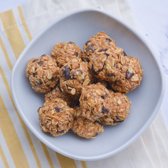 Oatmeal Raisin Cookie Energy Bites