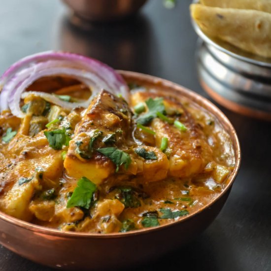 Tawa Paneer Masala-Quick Dhaba style