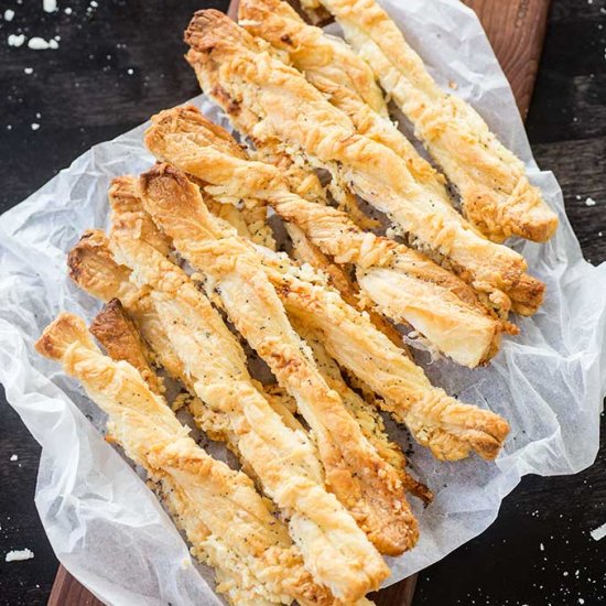 Puff Pastry Breadsticks