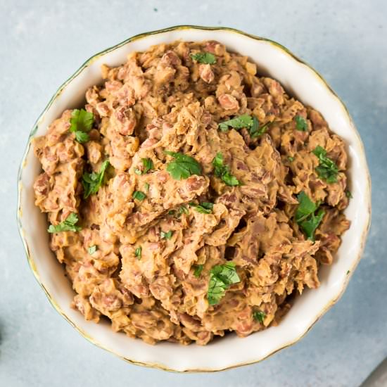 Homemade Refried Pinto Beans