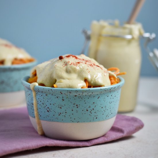 Sweet Potato Noodle w/ Vegan Cheese