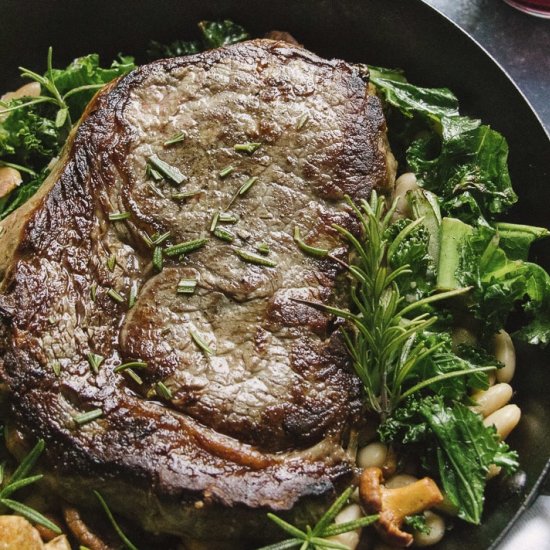 How to Make Epic Rib Eye Steak