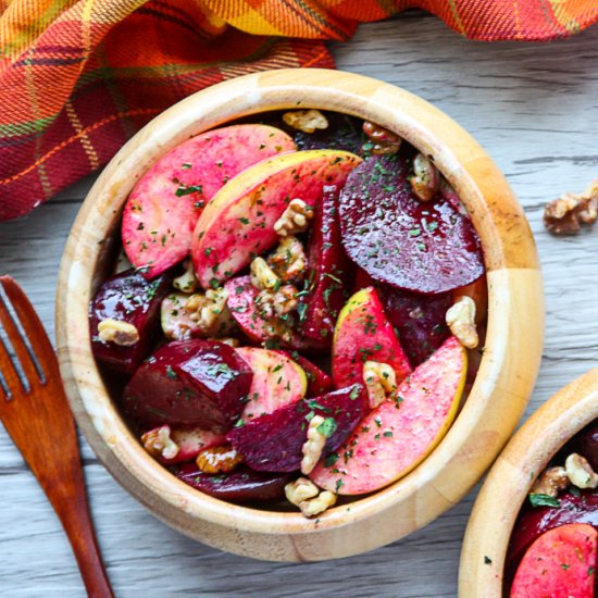 Roasted Beet and Apple Salad