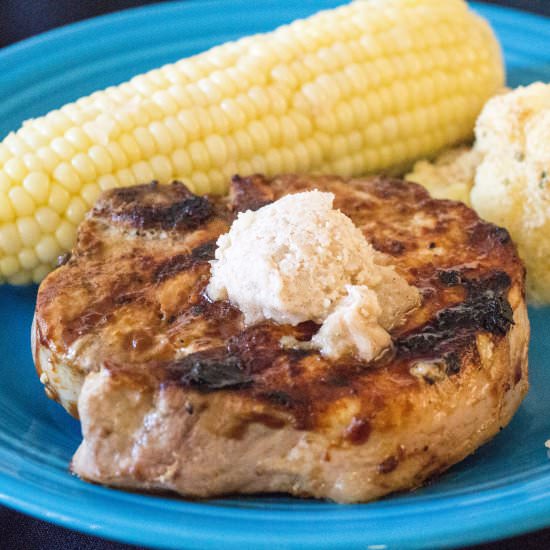 Molasses Mustard Glaze Pork Chops