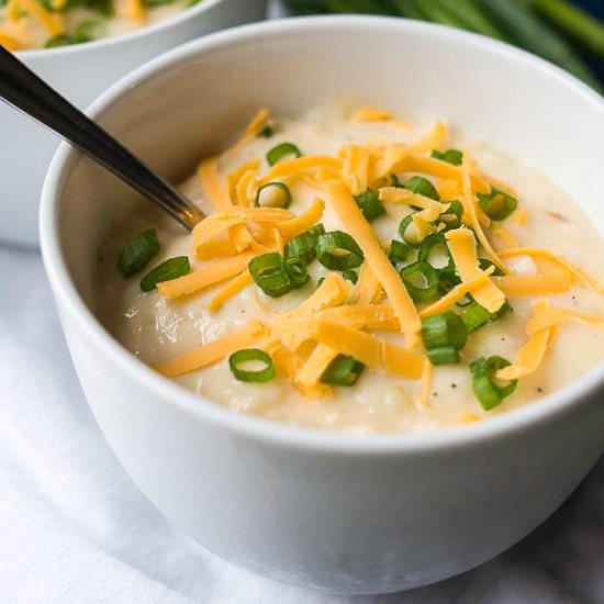 Pressure Cooker Potato Soup