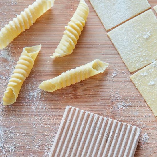 Homemade Garganelli