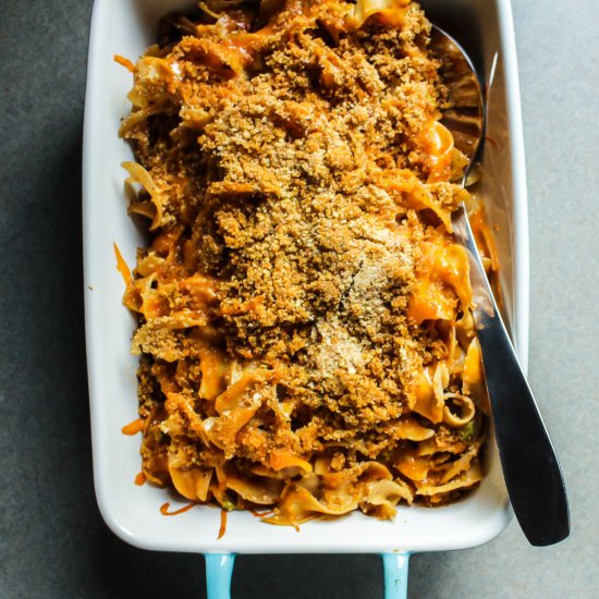 Cheesy Tuna Noodle Casserole