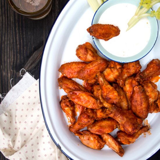 Buffalo Chicken Wings & Blue Cheese