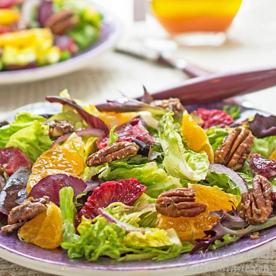 Winter Citrus Salad & Vinaigrette