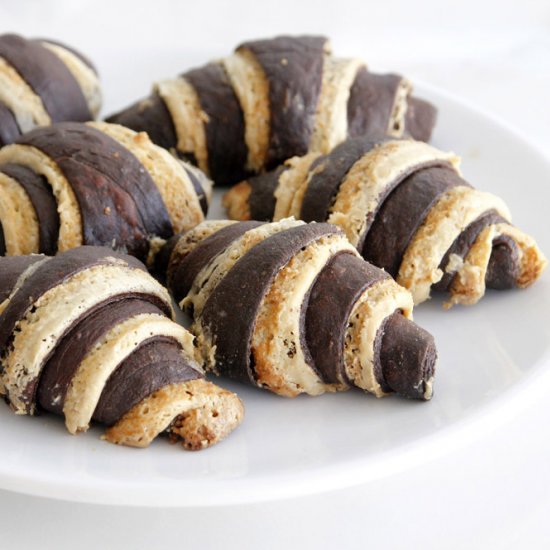 Chocolate and Halva Rugelach