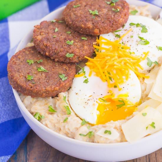 Savory Parmesan Oatmeal