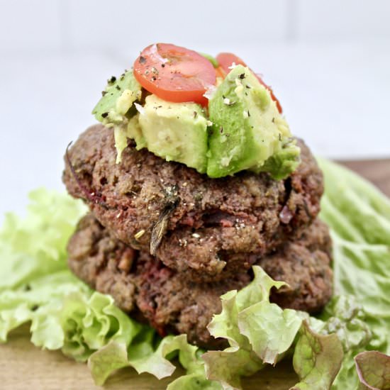 BEEF AND BEET BURGER PATTIES