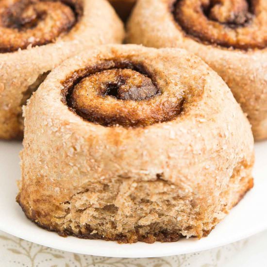 Ultimate Healthy Mini Cinnamon Roll