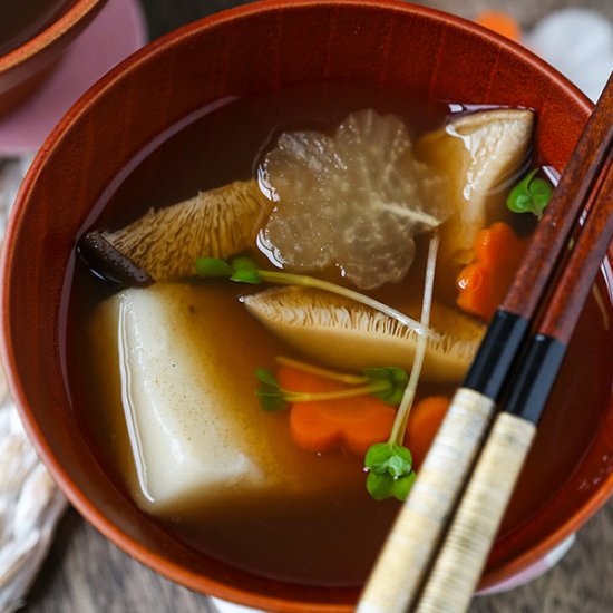 Ozoni, Japanese New Year Mochi Soup