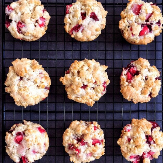 Strawberry Scuffins