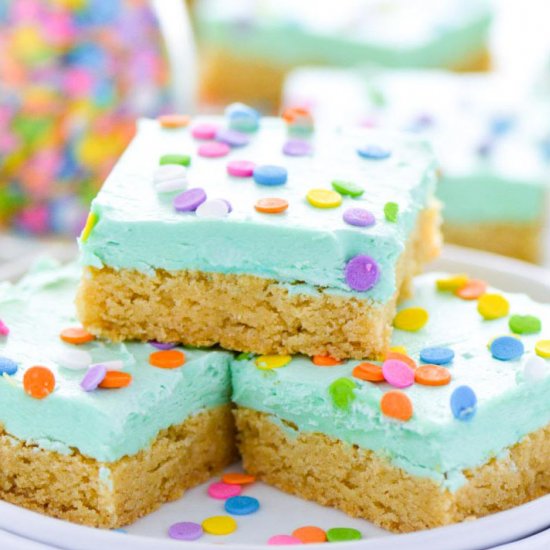 Gluten Free Sugar Cookie Bars