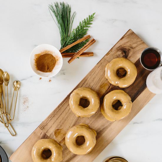 Gluten Free Maple Spiced Donuts