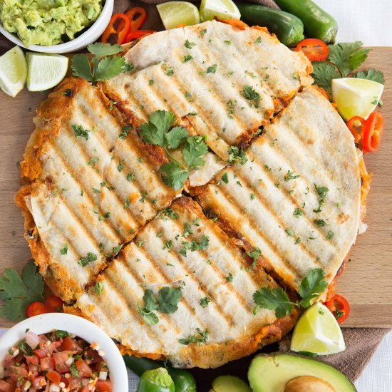 Sweet Potato Black Bean Quesadillas