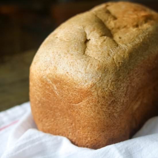 Honey Whole Wheat Bread