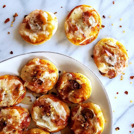 Prosciutto & Olive Pizza Bites