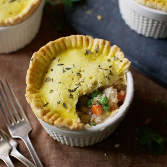 Gluten-free Chicken Pot Pies