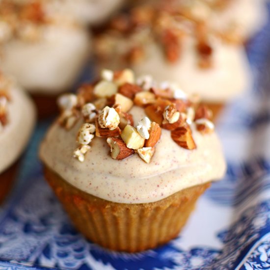 Almond Muffins with Creamy Almond