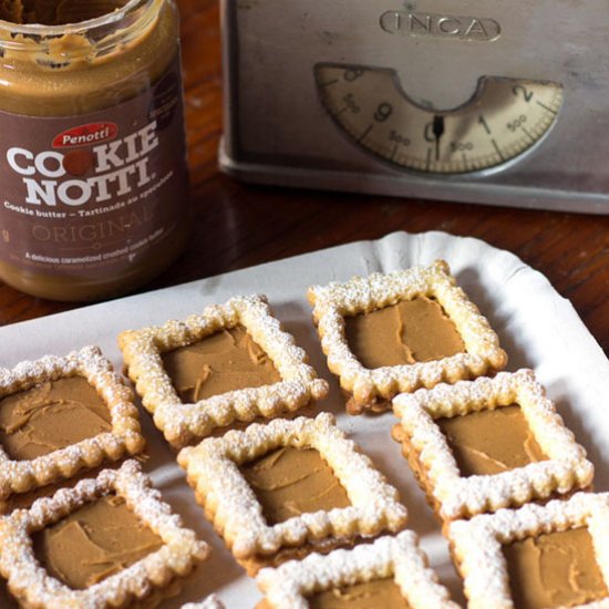 Spelt Flour Cookie Notti Sandwiches