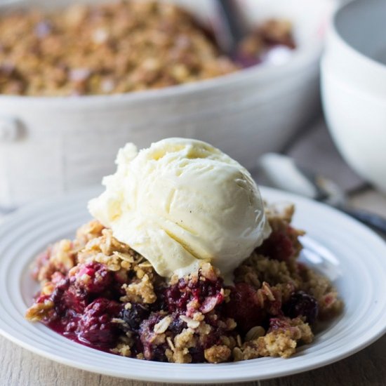 Triple Berry Crisp