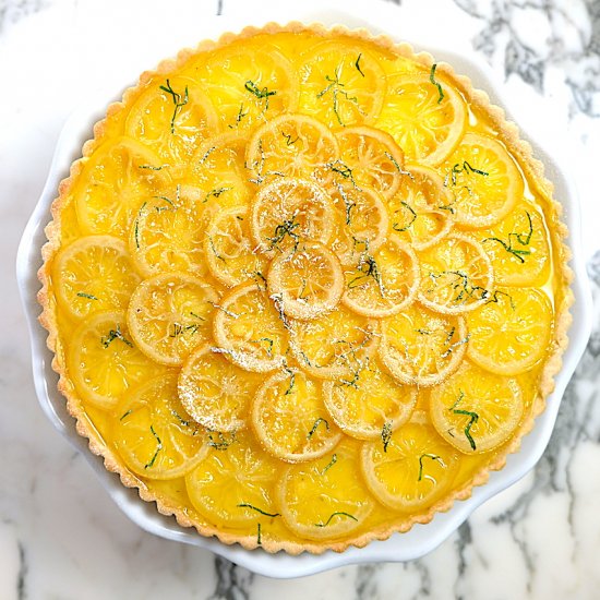 Bitter Sweet Lemon Tart