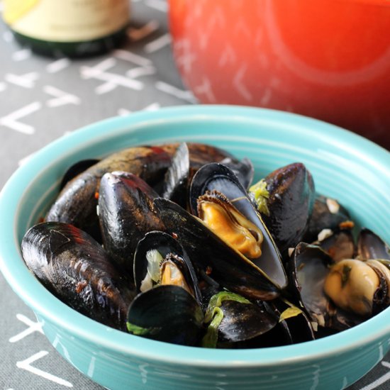 Mussels in Sour Beer