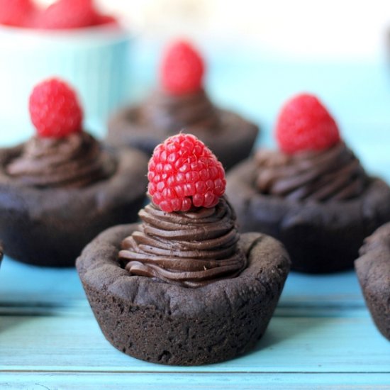 Double Dark Chocolate Cookie Cups