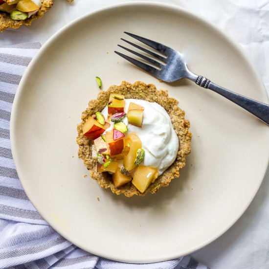 Orange Shrikhand Tart