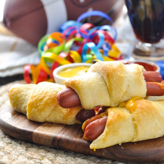 3-Ingredient Cheesy Crescent Dogs